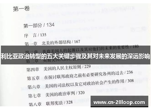 利比亚政治转型的五大关键步骤及其对未来发展的深远影响 利比亚政治转型的五大关键步骤及其对未来发展的深远影响